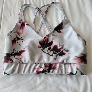 Purple Pixies CL Floral Crop Top